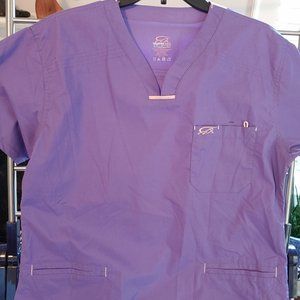 Women's IguanaMed Scrub Top. Sz Med.
